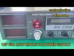 12V 50V 600W 플래팅 수정기 AC 입력 110V 단일 단계 낮은 물결