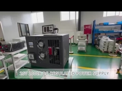 전류판 전원 20v 1000a 20kw Igbt 정정기 폐수 처리용 DC 전원