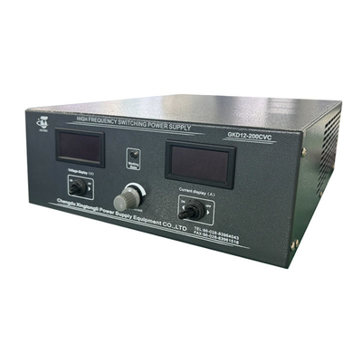 12V 200A 디지털 디스플레이 애노딩 전원 공급 2.4KW AC 입력 380V 세 단계 전압 보호